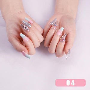 Shiny Rhinestone Nail Patch (24PCS)