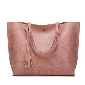 Fashionable Tasseled Shoulder Bag