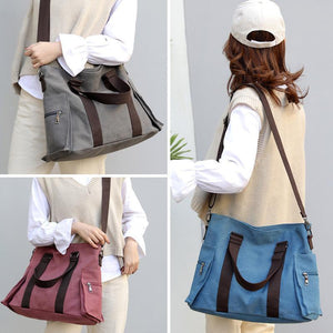 Large Capacity Canvas Handbag Shoulder Bag