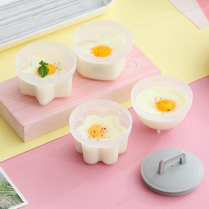 Egg Cooking Mold with Brush and Lid