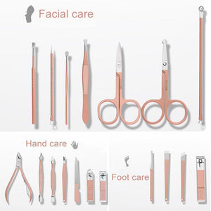 Stainless Steel Nail Care kit -18 Pieces