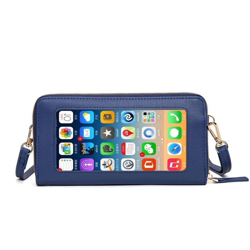 Touch Screen RFID Blocking Cellphone Purse