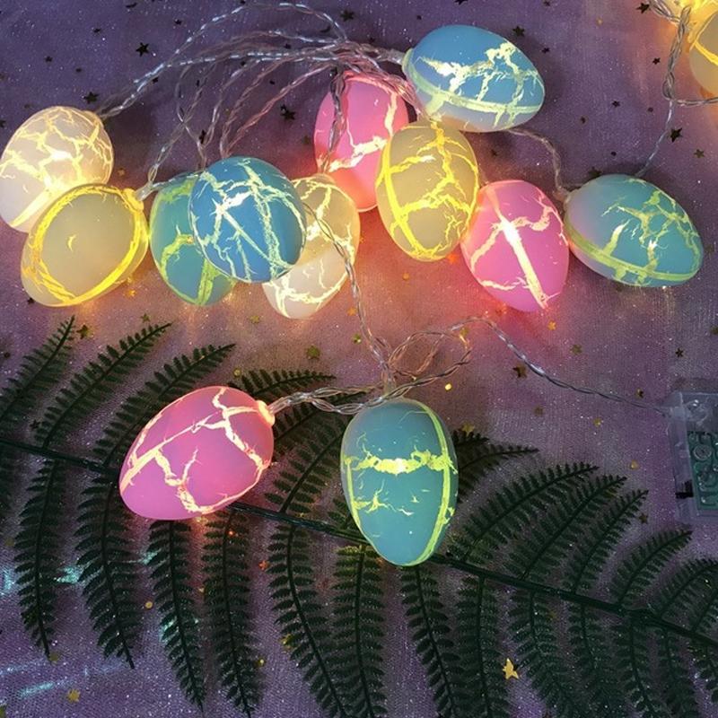 Colorful Egg String Lights