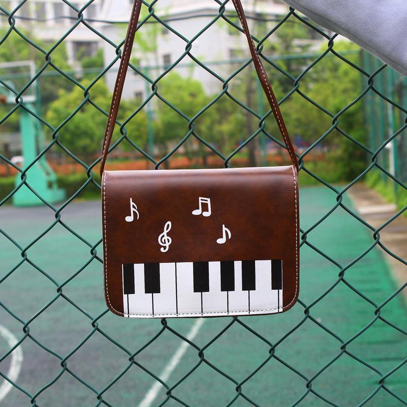 Piano Keys Music Note Shoulder Bag