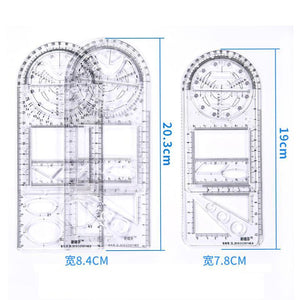 Multifunctional Student Math Ruler