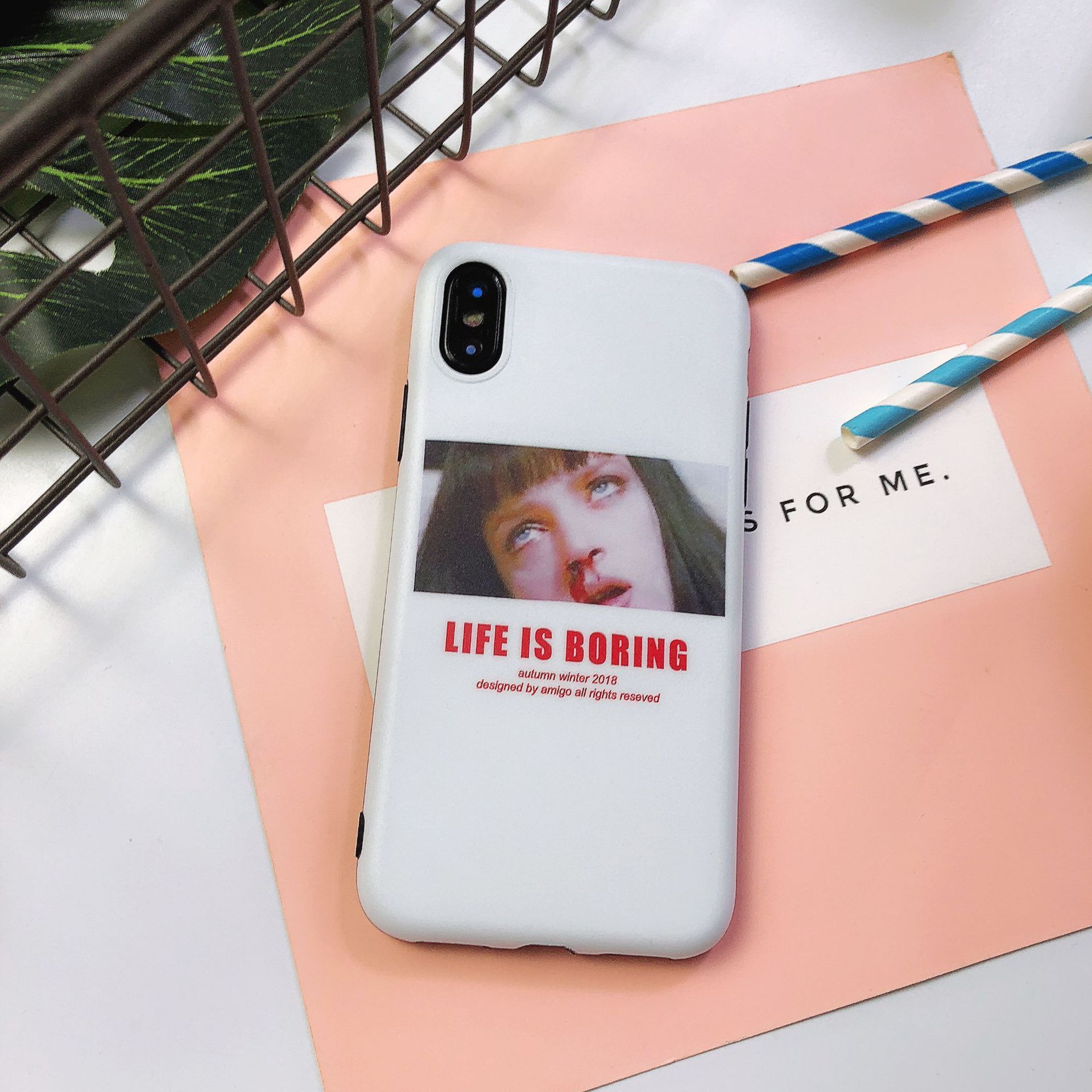 The Girl Silicone iPhone Case