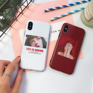 The Girl Silicone iPhone Case