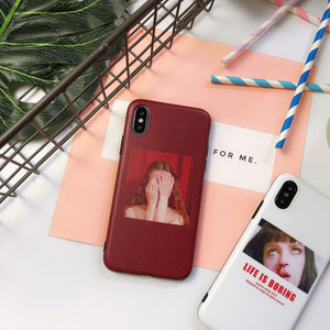 The Girl Silicone iPhone Case