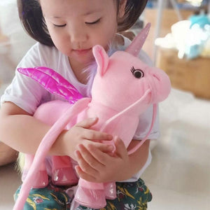 WALKING & SINGING UNICORN PLUSH TOY