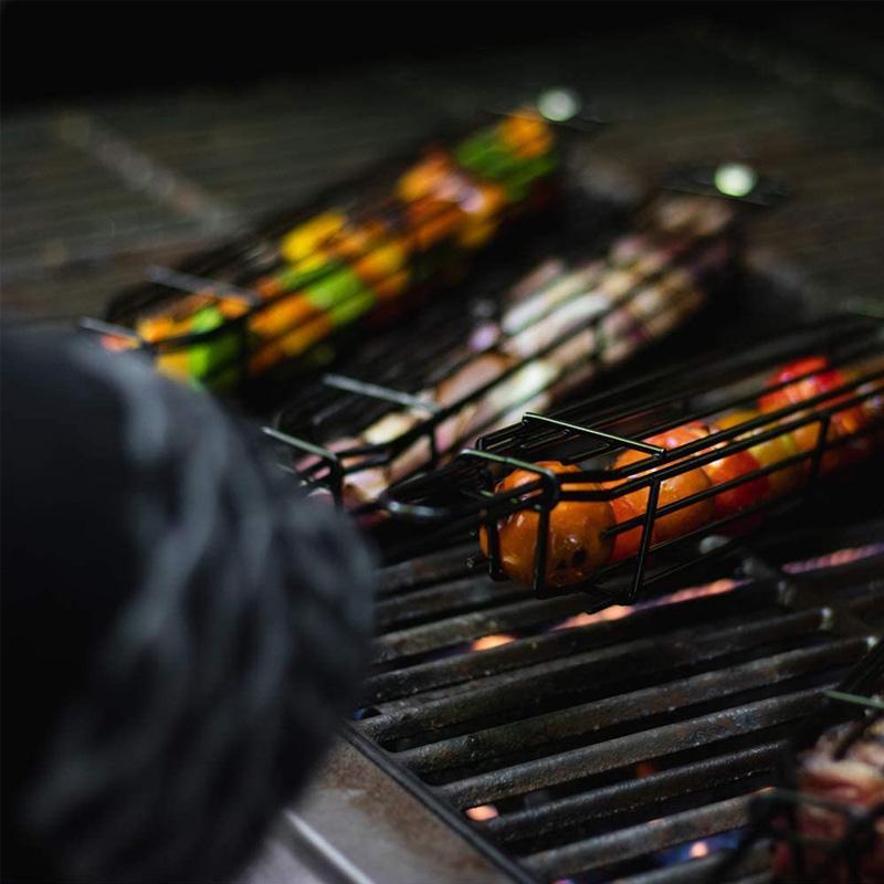 Reusable Kabob Grill Baskets