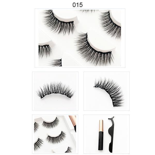 Eyelashes for magnetic eyeliner