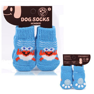 Non-slip Pet Socks with 4 straps