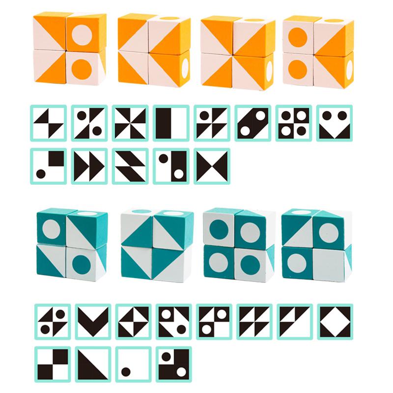 Puzzle Building Cubes