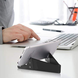 Foldable mobile phone stand