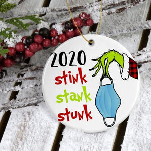 2020 Stink Stank Stunk Christmas Ornament