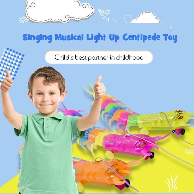 Singing Musical Light Up Centipede Toy