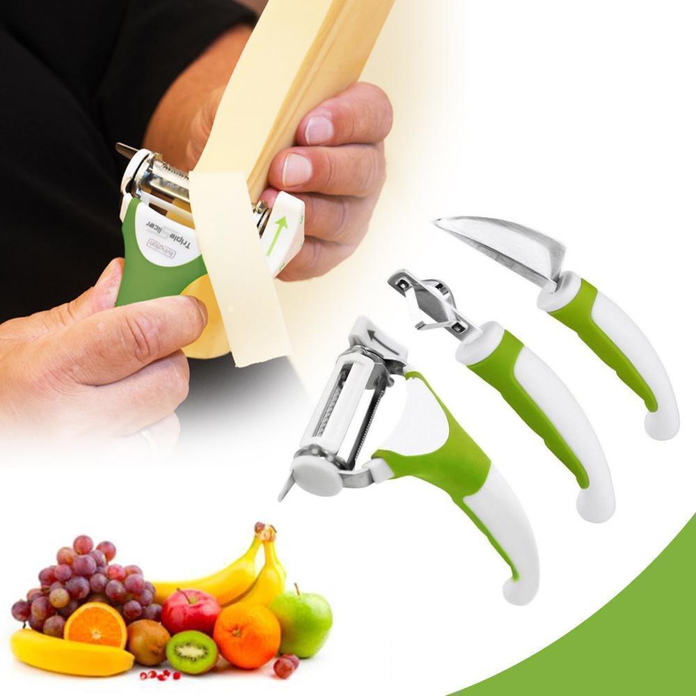 Multi-functional Triple Slicer (3 Piece Set)