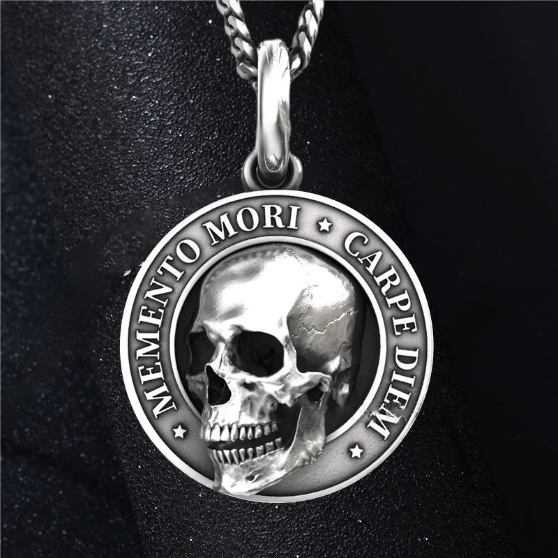 Memento Mori Skull Pendant