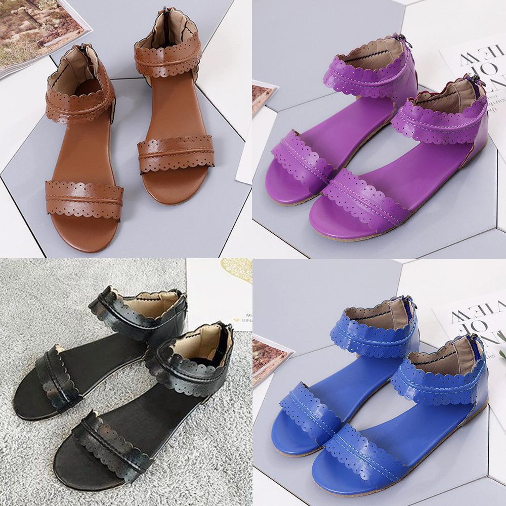 Women Sandals Fashion Flat Roman Shoes