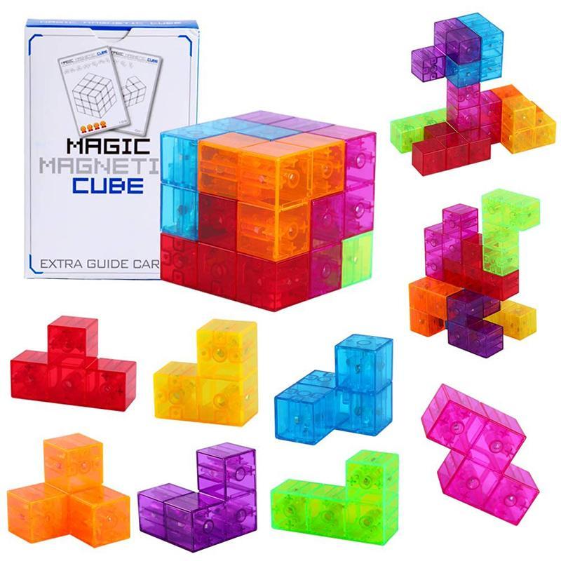 3D Magnetic Cube Building Blocks