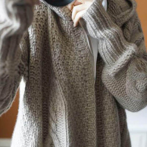 Women's Long Sweater Coat