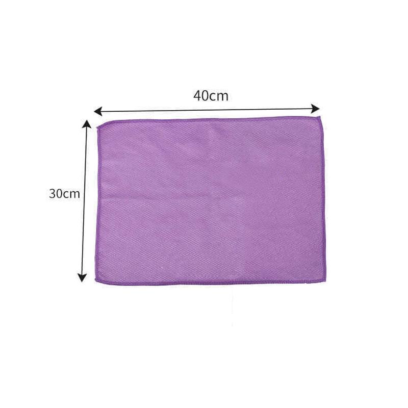 Fish Scale Microfiber Polishing Cleaning Cloth 5 Pcs