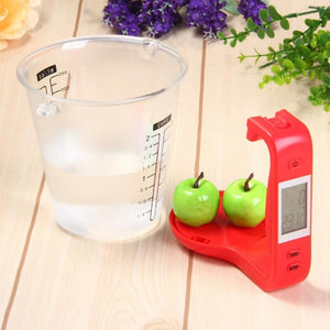 Hirundo Digital Measuring Cup and Scale, Red