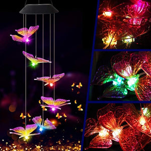 Solar-Powered Butterfly Lights