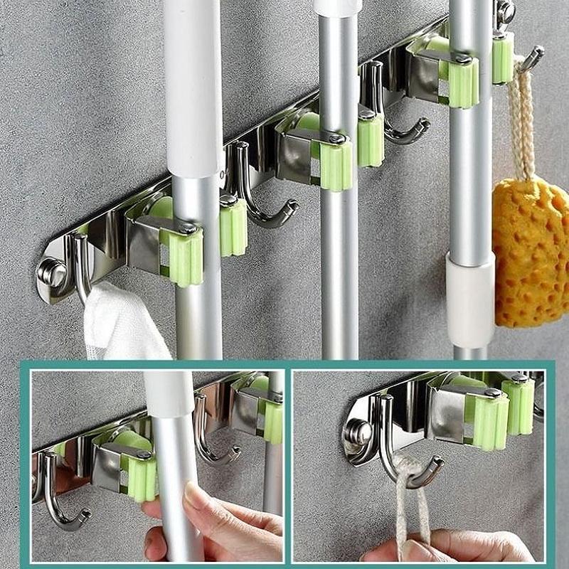 Stainless Steel Mop Rack