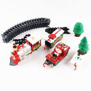 Christmas Electric Rail Car Train Toy