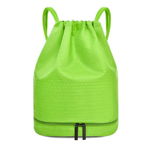 Drawstring Backpack with Shoe Box