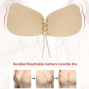 Strapless Push Up Self-adhesive Bra