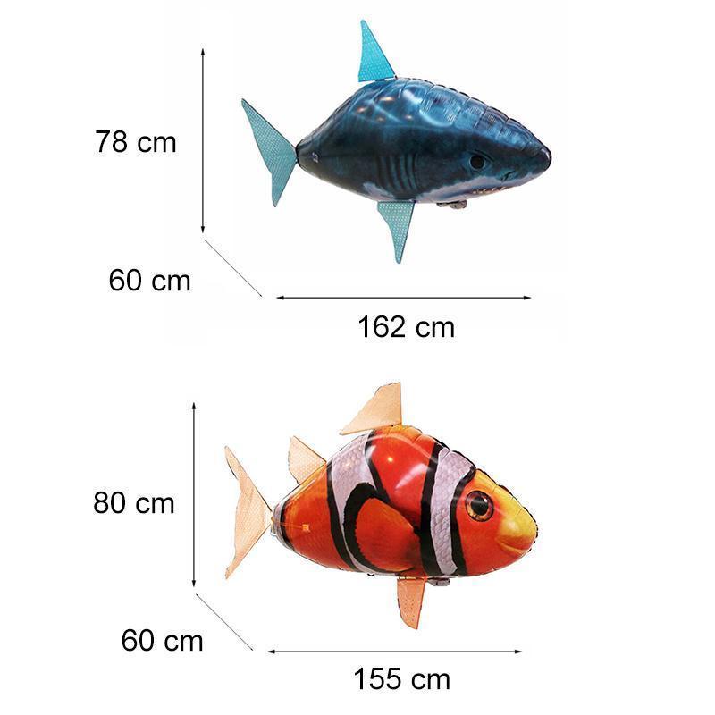 Remote control electric flying fish