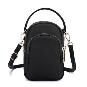 Small colored shoulder bag for women