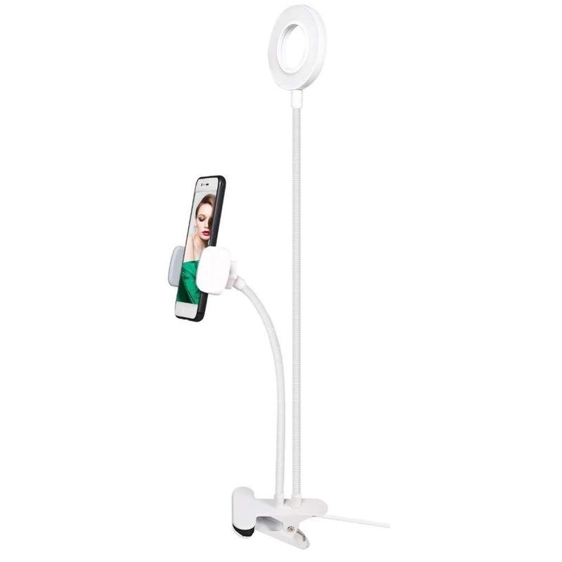 Selfie Ring Light with Cell Phone Holder Stand