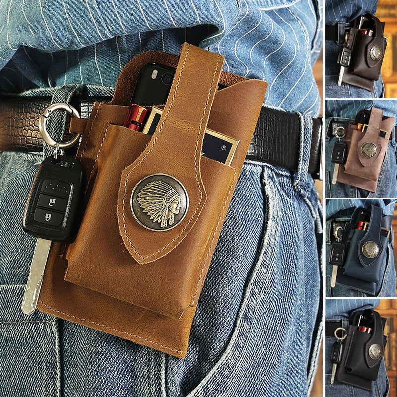 Multifunctional Leather Phone Case