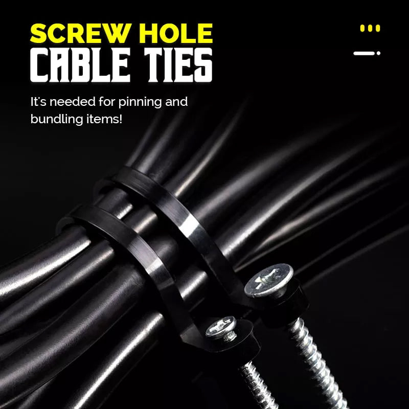 Screw Hole Cable Ties