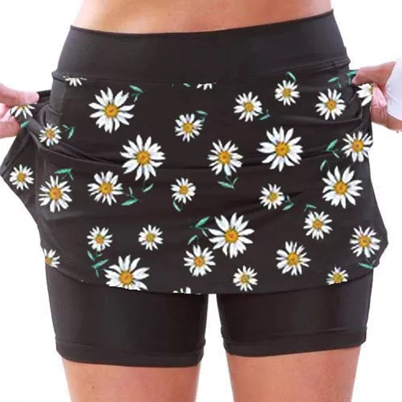 Women's Daisy Print Mid-rise Sweatpants