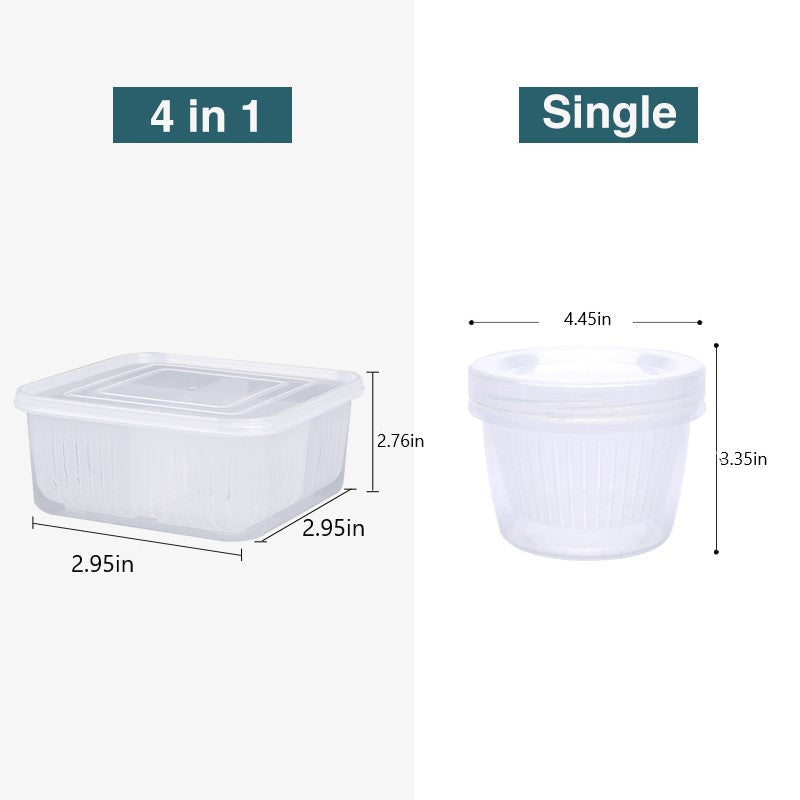 4 in 1 Food Storage Box