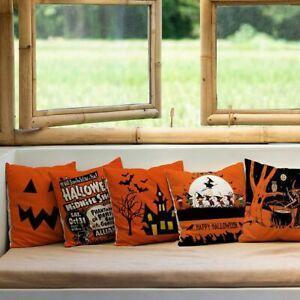 Halloween Decoration Pumpkin Cushion Cover