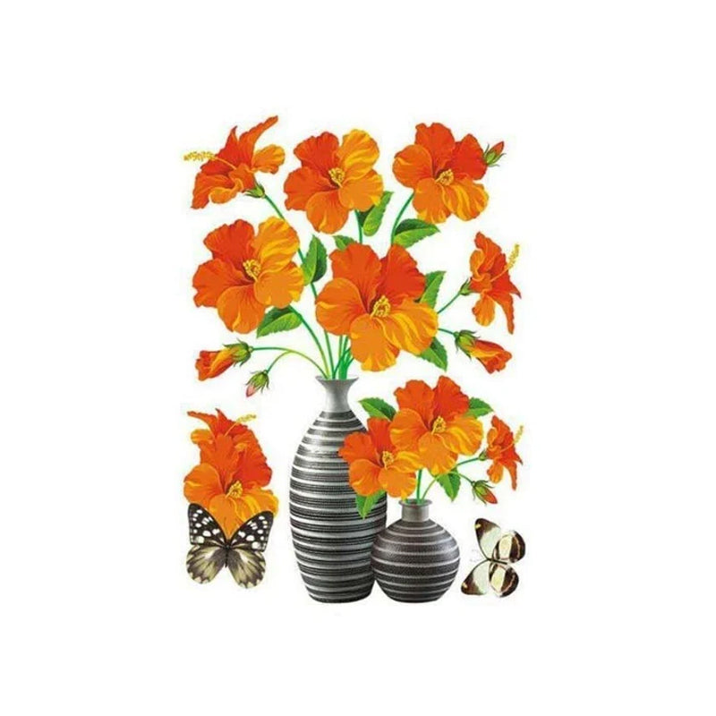 3D Vase Sticker